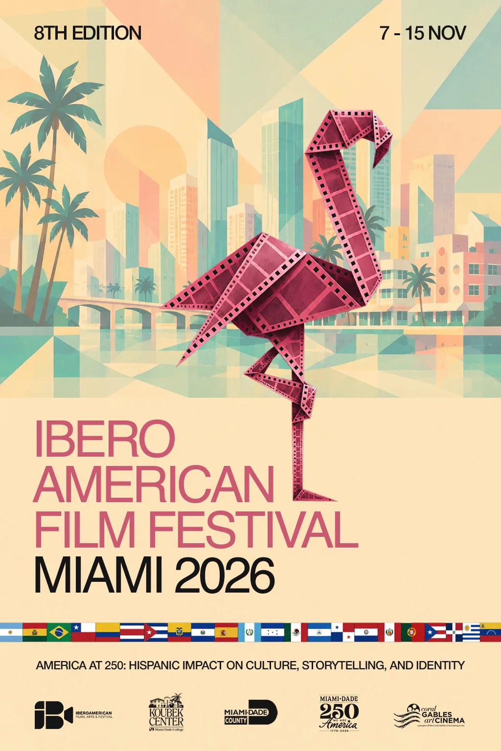 Ibero-American Film Festival Miami 2026 official poster